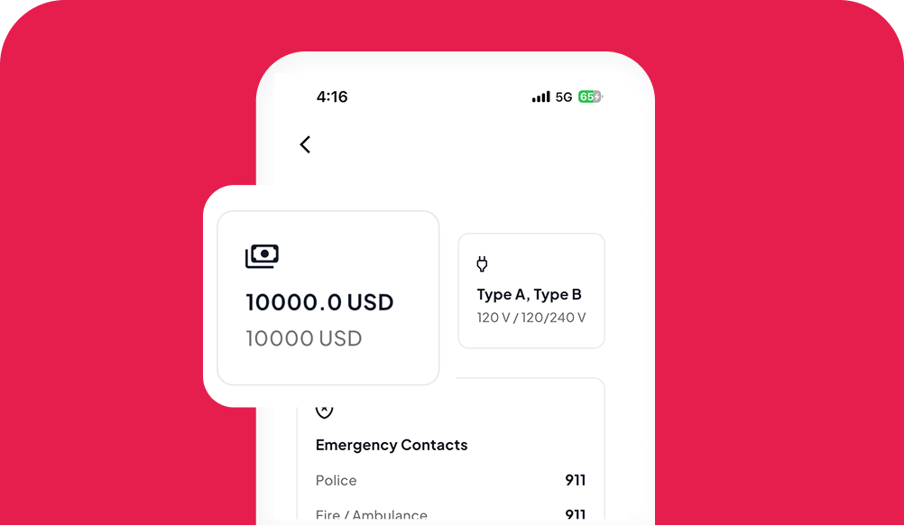 Tripnest card