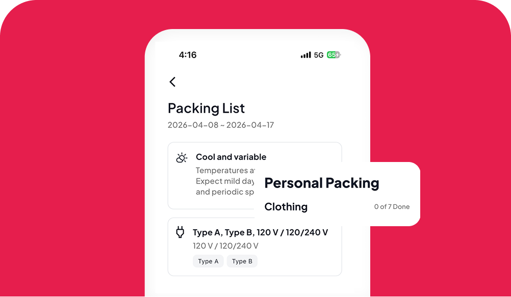 Tripnest card